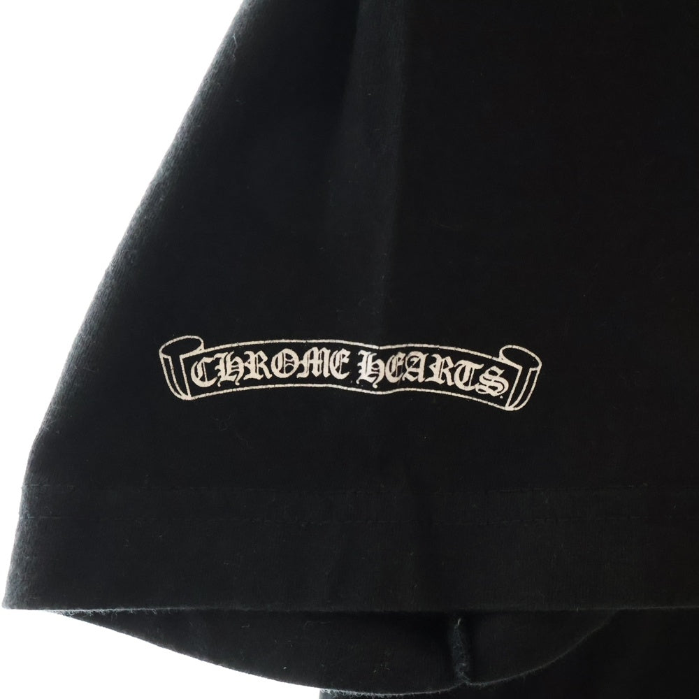 CHROME HEARTS(クロムハーツ) Gradient Dagger Tee ダガー グラデーション ホースシュープリント クルーネック半袖Tシャツカットソー ブラック/マルチカラー