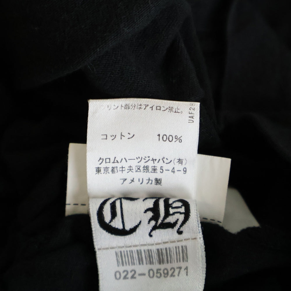 CHROME HEARTS(クロムハーツ) Gradient Dagger Tee ダガー グラデーション ホースシュープリント クルーネック半袖Tシャツカットソー ブラック/マルチカラー