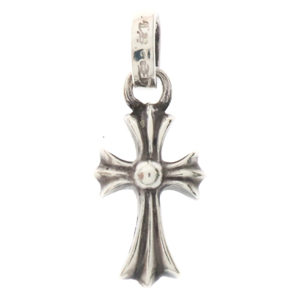CHROME HEARTS(クロムハーツ) CRS BBYFAT P RBY ベイビーファットクロス PAVEルビー ペンダントトップ シルバー BCA235