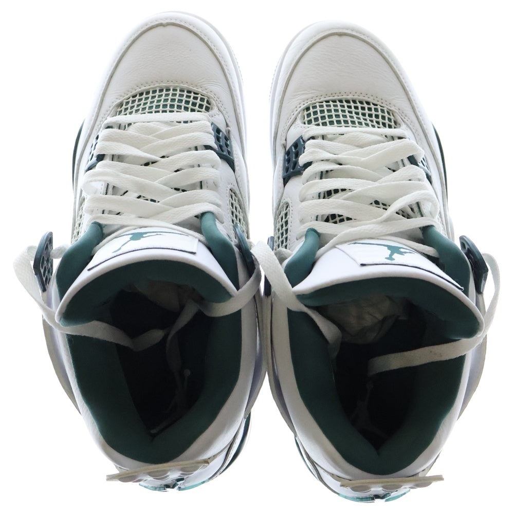 NIKE(ナイキ) AIR JORDAN 4 RETRO OXIDIZED GREEN FQ8138-103 エアジョーダン4 レトロ オキシダイズドグリーン ハイカットスニーカー ホワイト/グリーン US8.5/26.5cm