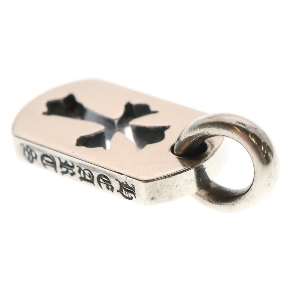 CHROME HEARTS(クロムハーツ) DT TNY CO CRS タイニーカットアウトクロスドッグタグ チャーム ペンダントトップ シルバー BCA252