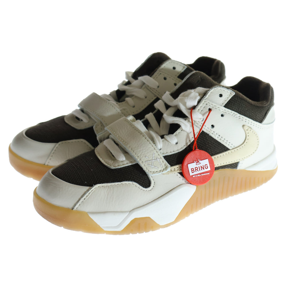 NIKE(ナイキ) ×TRAVIS SCOTT PS Jordan Jumpman Jack TR Sail and Dark Mocha トラヴィススコット ジョーダン ジャンプマン ジャック ローカットスニーカー FJ2851-100