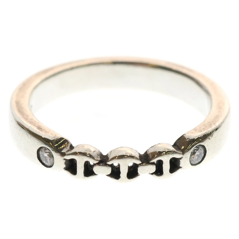 HOORSENBUHS(ホーセンブース) AMERICANA WITH DIAMONDS TRI-LINKダイヤモンド リング シルバー
