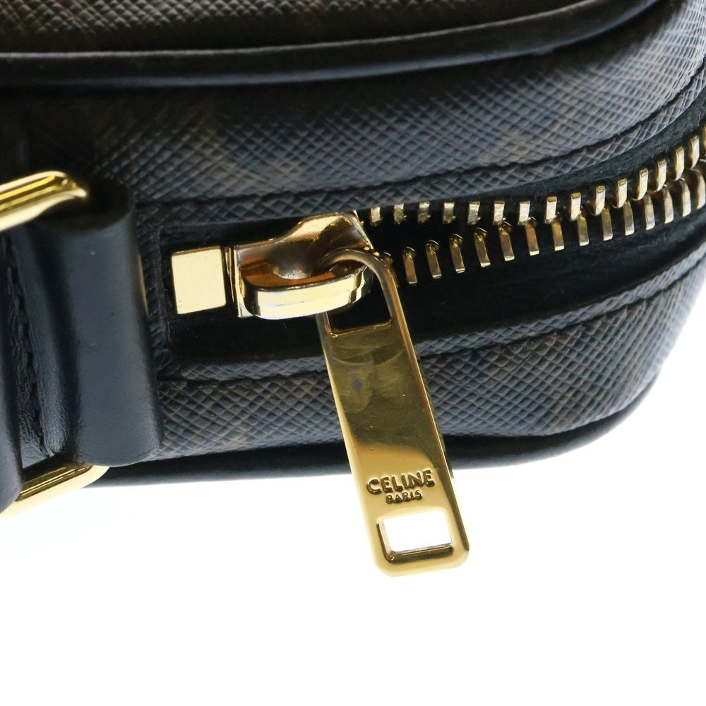 CELINE(セリーヌ) メッセンジャー トリオンフ レザーショルダーバッグ ブラウン F‐CU1233