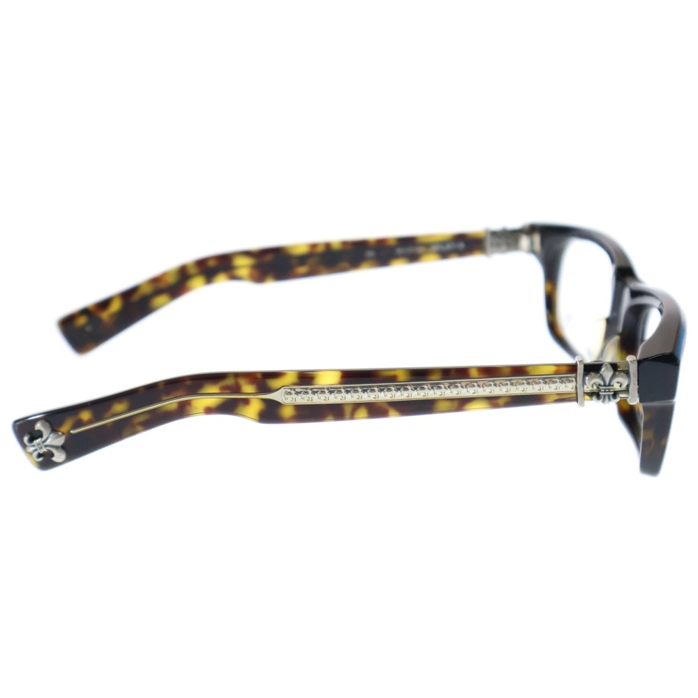 CHROME HEARTS(クロムハーツ) SPLAT-A BSフレアテンプル アイウェア サングラス メガネ ブラウン/ゴールド