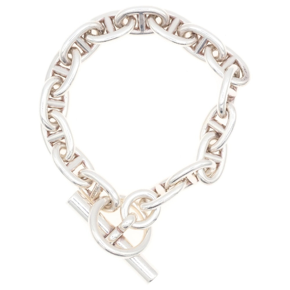 HERMES(エルメス) シェーヌダンクルMM チェーンブレスレット 16コマ シルバー