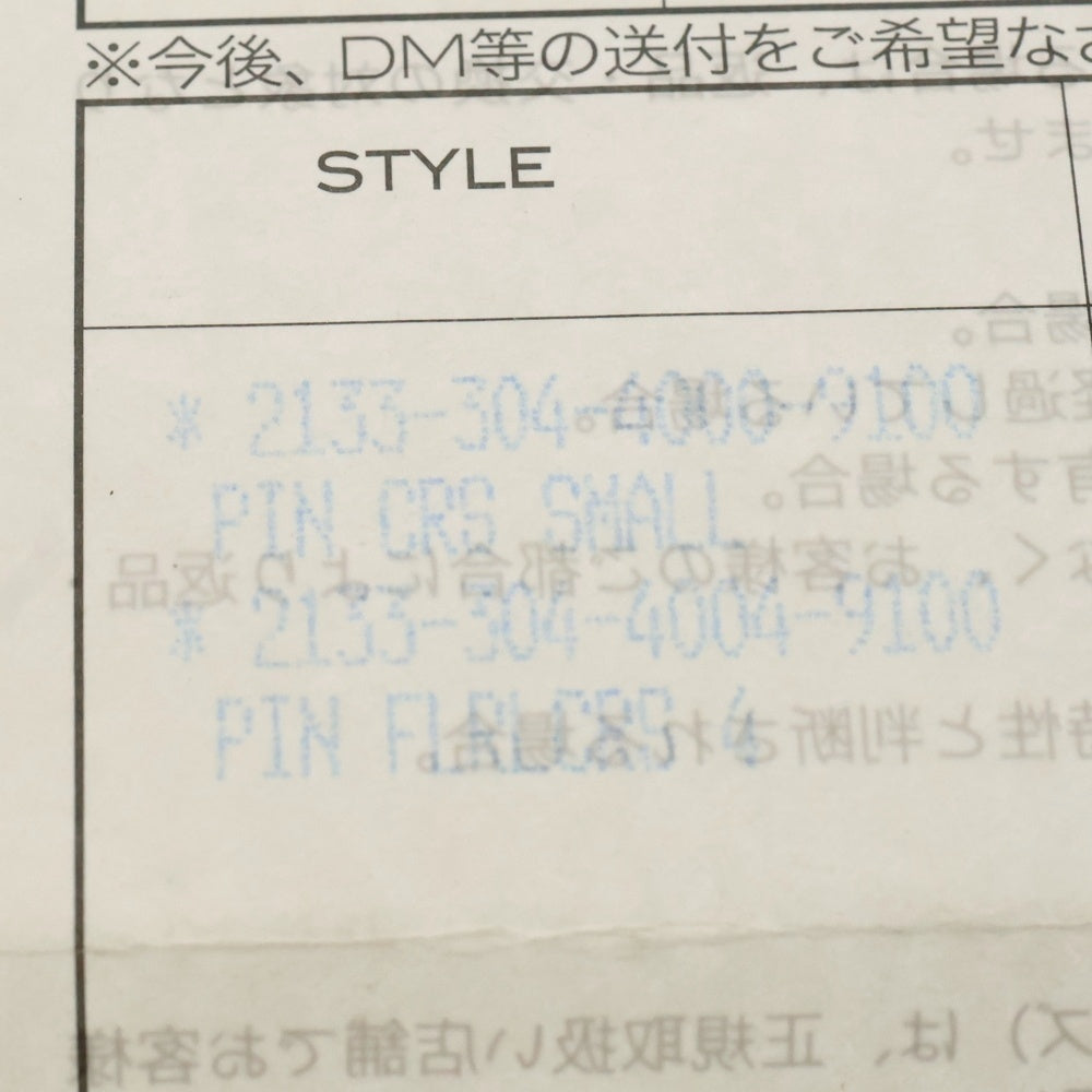 CHROME HEARTS(クロムハーツ) STICK PIN CH CROSS スモールCHクロス スティックピン シルバー