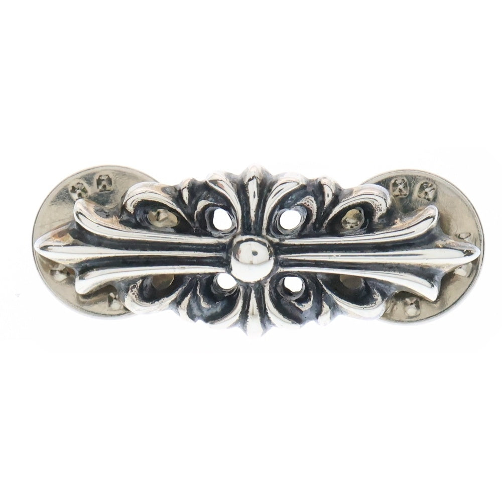 CHROME HEARTS(クロムハーツ) PIN FLORAL CROSS 4 スティックピン フローラルクロス 4 ピンバッジ シルバー