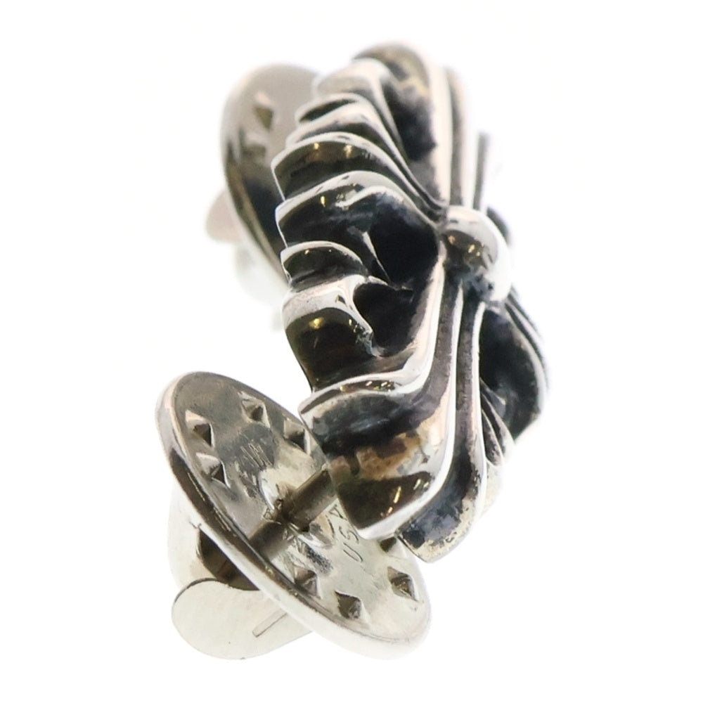 CHROME HEARTS(クロムハーツ) PIN FLORAL CROSS 4 スティックピン フローラルクロス 4 ピンバッジ シルバー