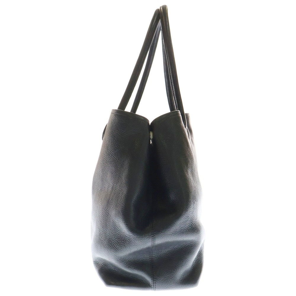 CHROME HEARTS(クロムハーツ) TOTE W SNP 3CEME 3セメタリートート セメタリーパッチレザートートバッグ ブラック