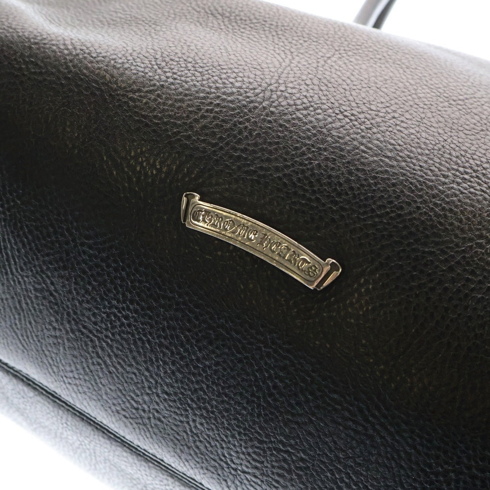 CHROME HEARTS(クロムハーツ) TOTE W SNP 3CEME 3セメタリートート セメタリーパッチレザートートバッグ ブラック