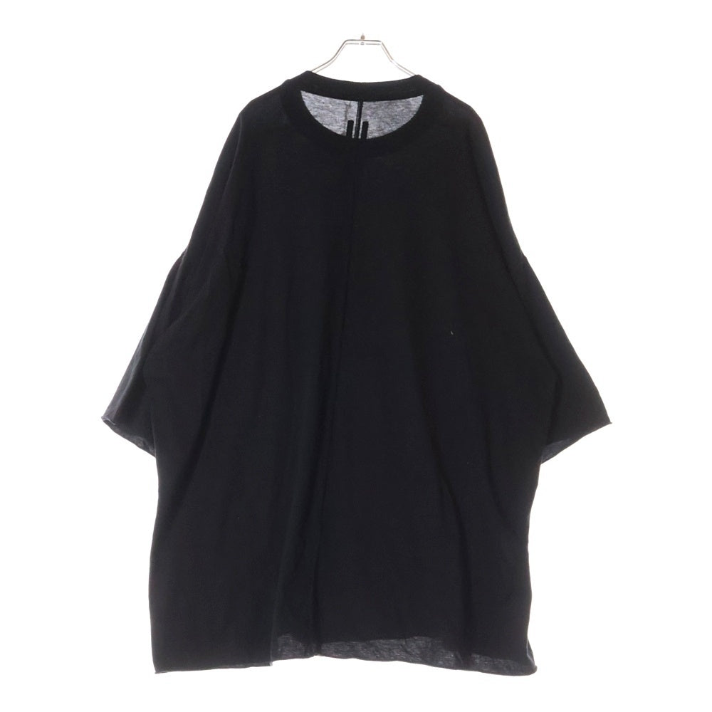 DRKSHDW(ダークシャドウ) オーバーサイズトミーTシャツ 半袖カットソー 半袖Tシャツ ブラック DU01D1259-RN
