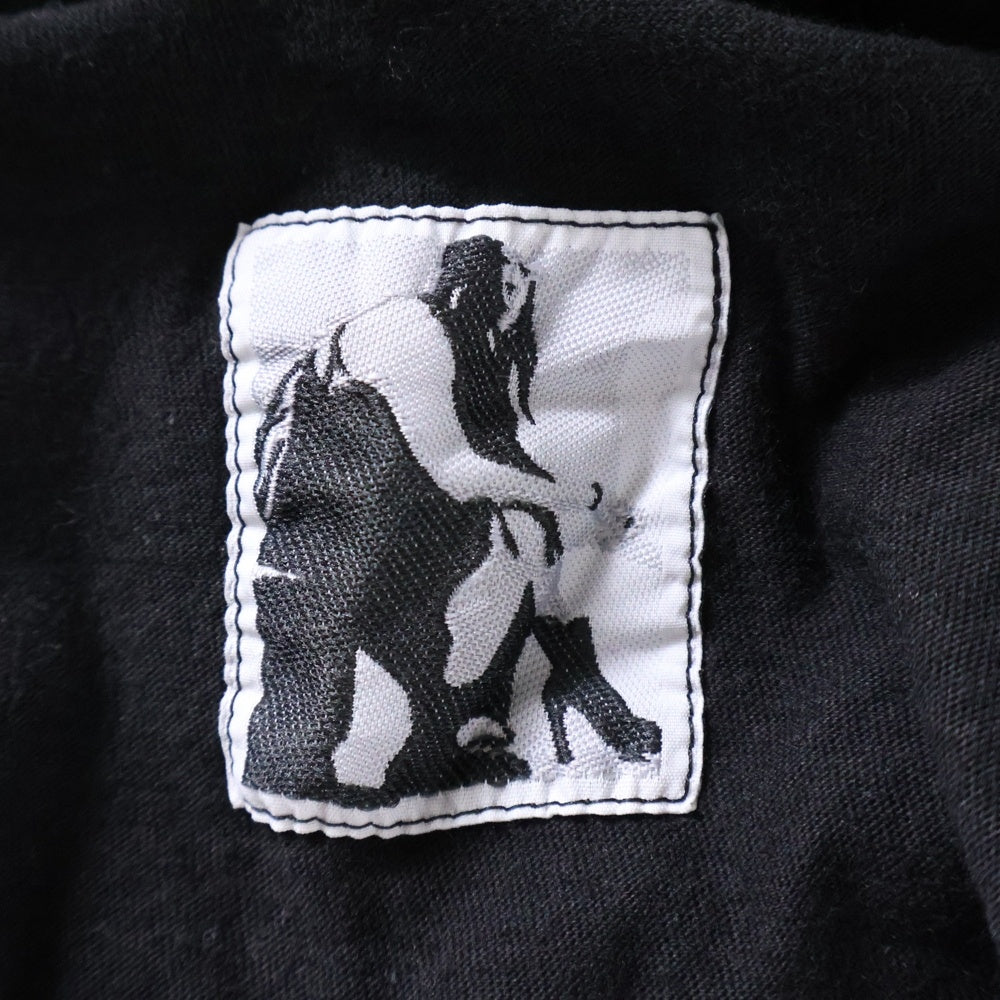 DRKSHDW(ダークシャドウ) オーバーサイズトミーTシャツ 半袖カットソー 半袖Tシャツ ブラック DU01D1259-RN