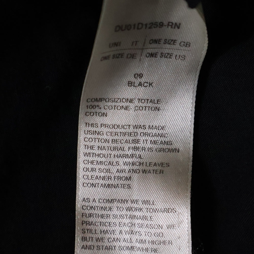 DRKSHDW(ダークシャドウ) オーバーサイズトミーTシャツ 半袖カットソー 半袖Tシャツ ブラック DU01D1259-RN