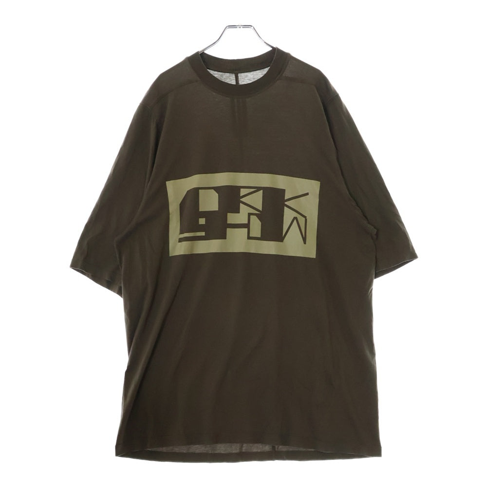 DRKSHDW(ダークシャドウ) フロントロゴプリント 半袖カットソー 半袖Tシャツ ダスト DU01D1274-RNEP2