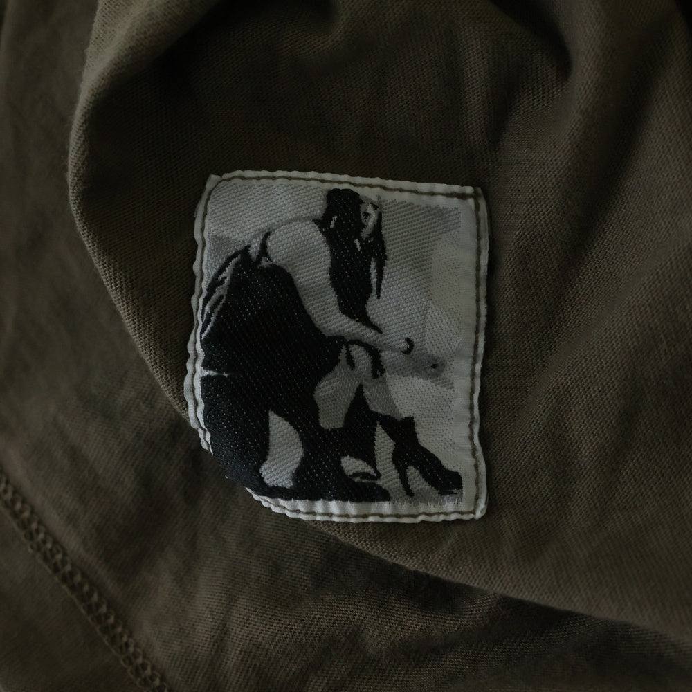 DRKSHDW(ダークシャドウ) フロントロゴプリント 半袖カットソー 半袖Tシャツ ダスト DU01D1274-RNEP2