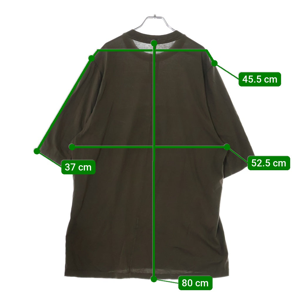DRKSHDW(ダークシャドウ) フロントロゴプリント 半袖カットソー 半袖Tシャツ ダスト DU01D1274-RNEP2