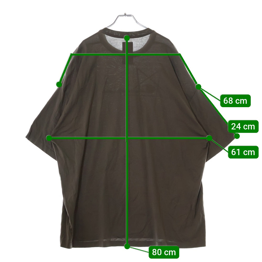 Rick Owens(リックオウエンス) 23SS ×Champion CM TOP チャンピオン 半袖Tシャツ カットソー ダスト CM02C9229-CHJEG