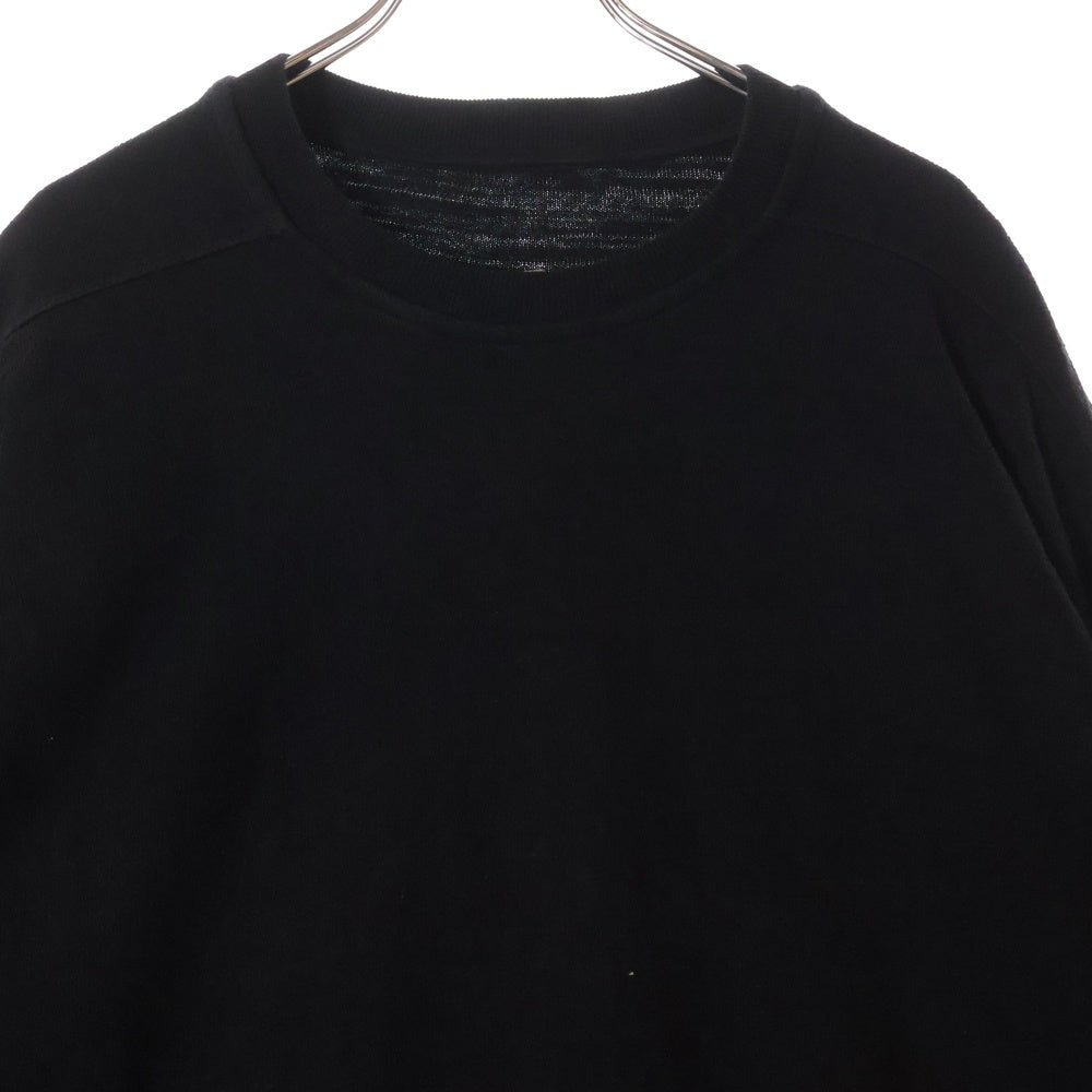 Rick Owens(リックオウエンス) 23AW オーバーサイズトミーTシャツ 半袖カットソー 半袖Tシャツ ブラック RR02C7283-BGW