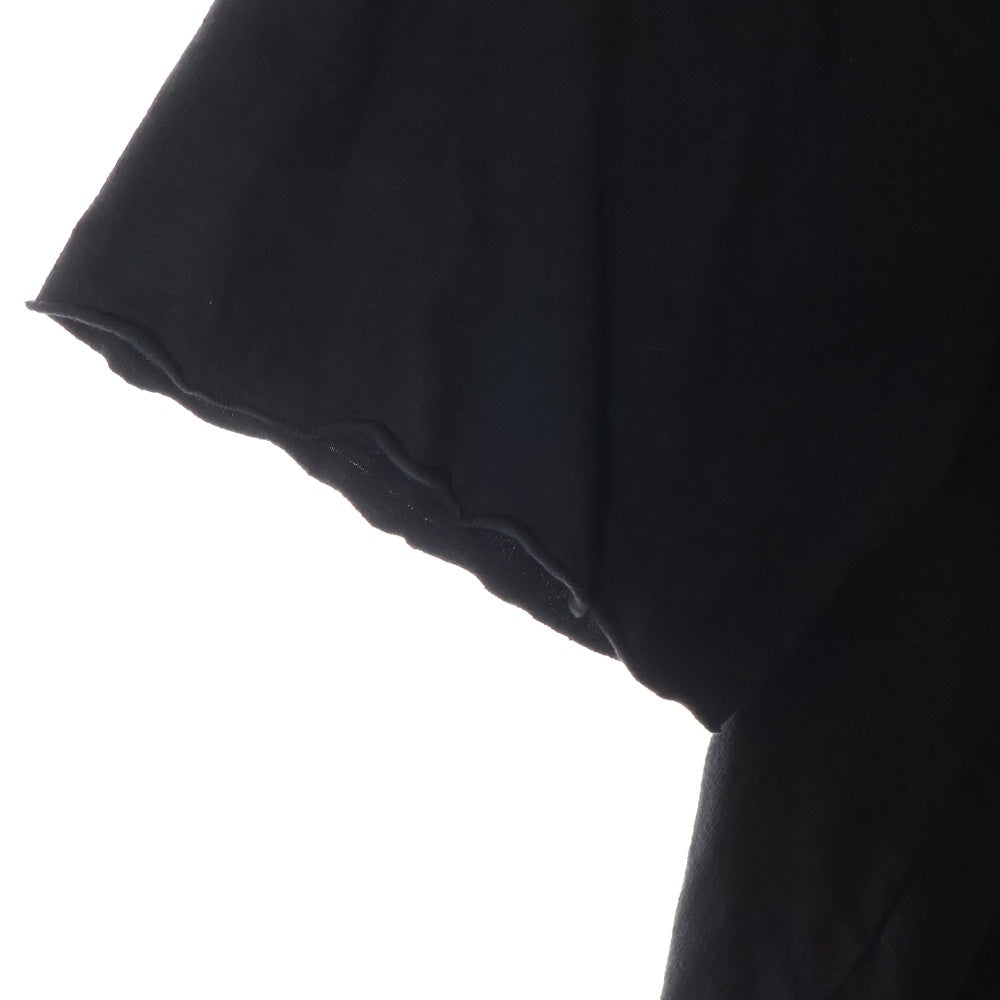 Rick Owens(リックオウエンス) 23AW オーバーサイズトミーTシャツ 半袖カットソー 半袖Tシャツ ブラック RR02C7283-BGW
