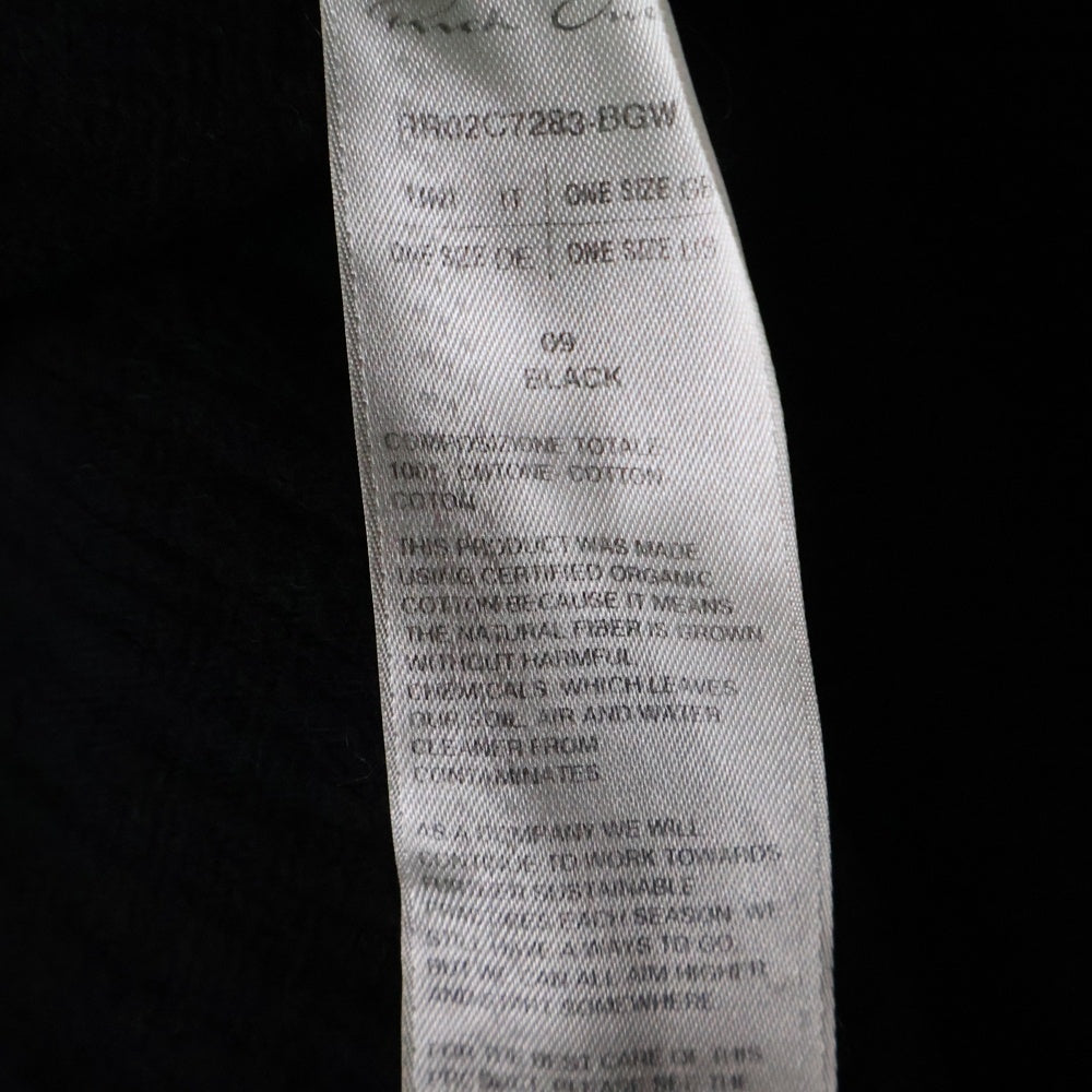 Rick Owens(リックオウエンス) 23AW オーバーサイズトミーTシャツ 半袖カットソー 半袖Tシャツ ブラック RR02C7283-BGW