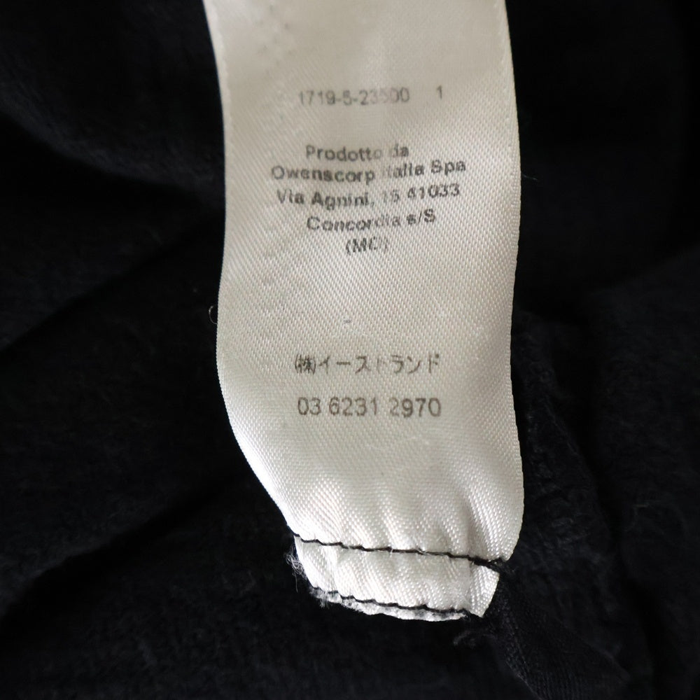Rick Owens(リックオウエンス) 23AW オーバーサイズトミーTシャツ 半袖カットソー 半袖Tシャツ ブラック RR02C7283-BGW