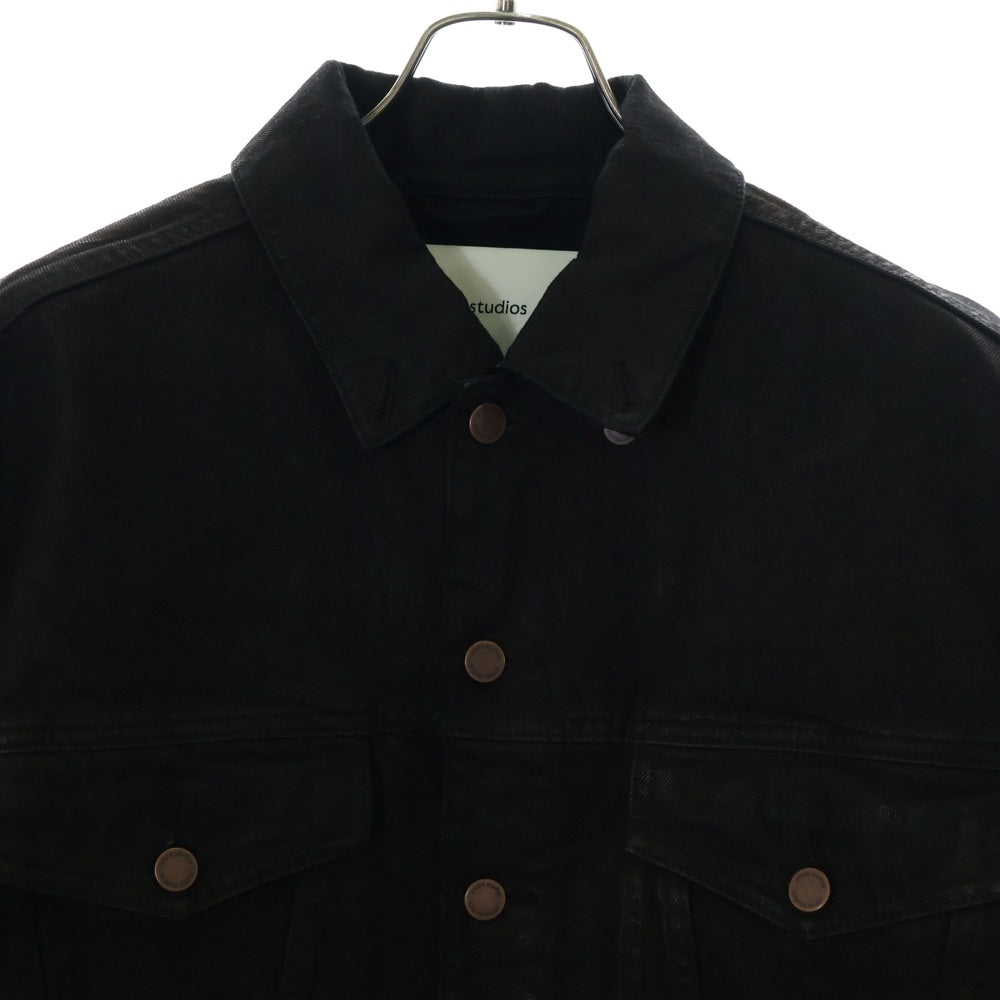 entire studios(エンタイア スタジオ) SHRUNKEN DENIM JAKET デニムジャケット ブラック ESU-S25-11002-MU