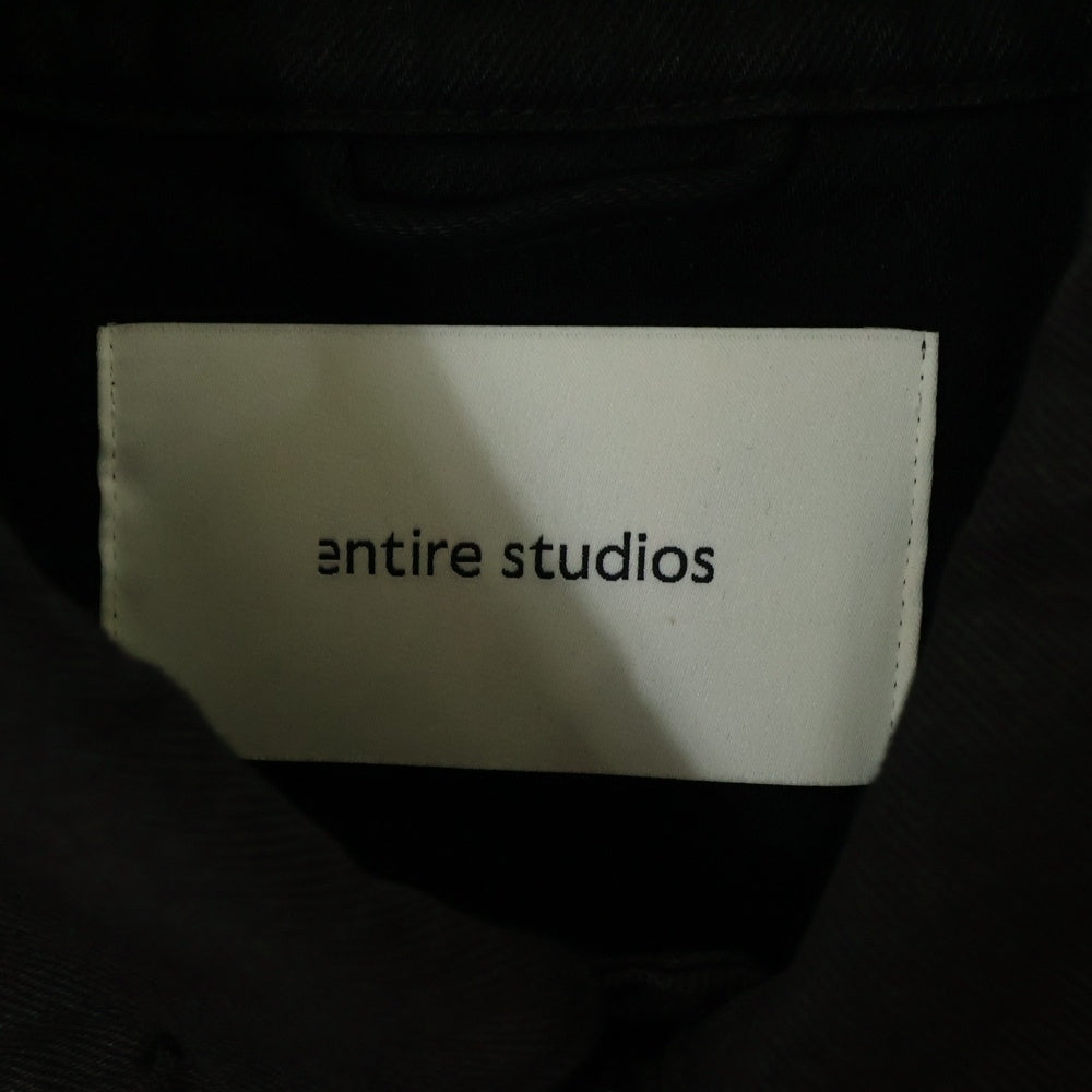 entire studios(エンタイア スタジオ) SHRUNKEN DENIM JAKET デニムジャケット ブラック ESU-S25-11002-MU