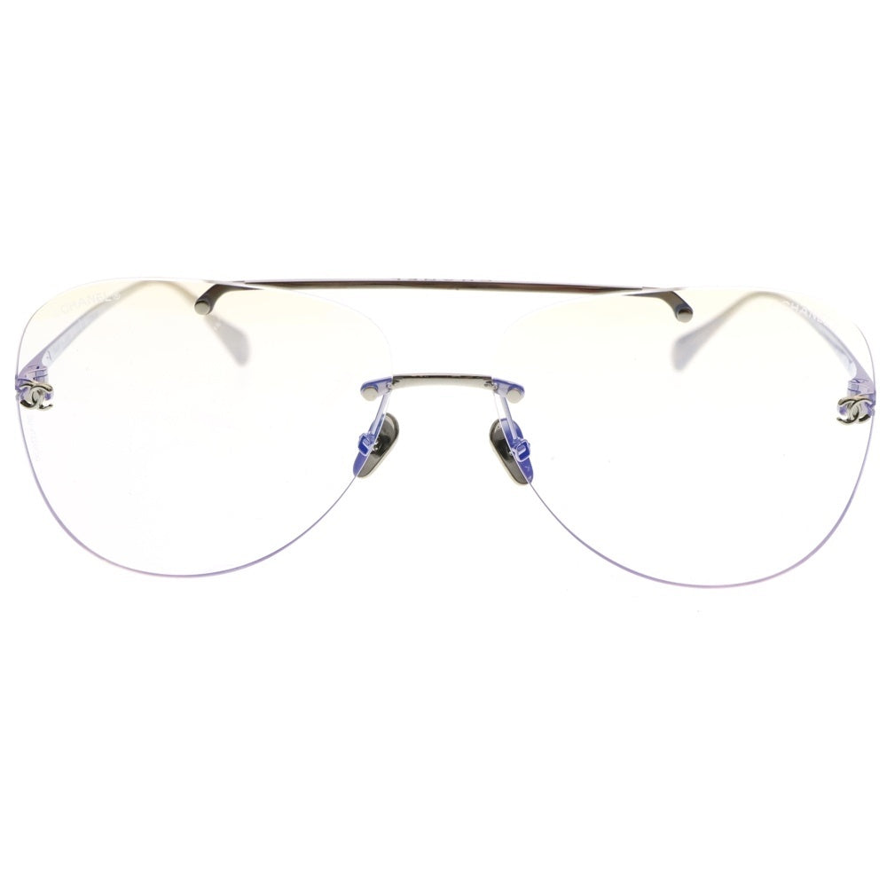 CHANEL(シャネル) ティアドロップ ココマーク サングラス 眼鏡 シルバー 4285-ST