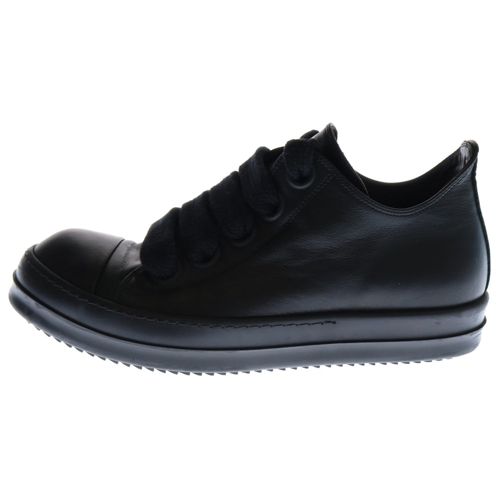 Rick Owens(リックオウエンス) JUMBOLACE LOW SNEAK ジャンボレース レザー ローカットスニーカー ブラック