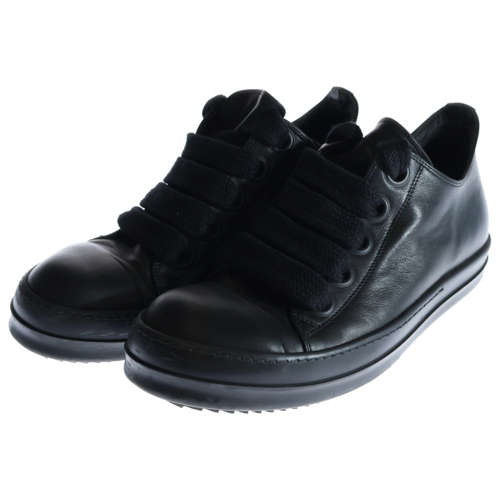 Rick Owens(リックオウエンス) JUMBOLACE LOW SNEAK ジャンボレース レザー ローカットスニーカー ブラック
