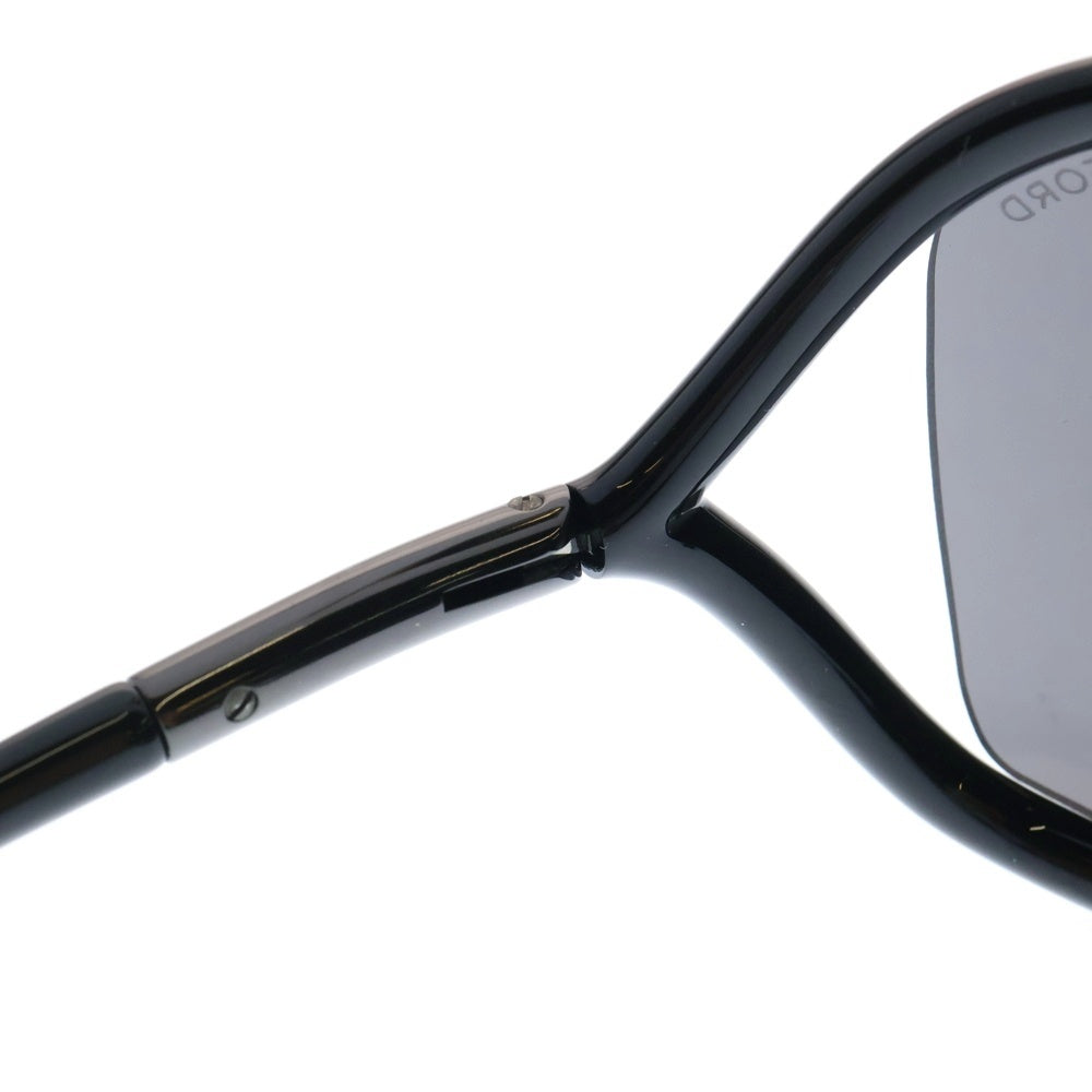 TOM FORD(トムフォード) Whitney TF9 テンプルロゴ ラウンド サングラス ブラック
