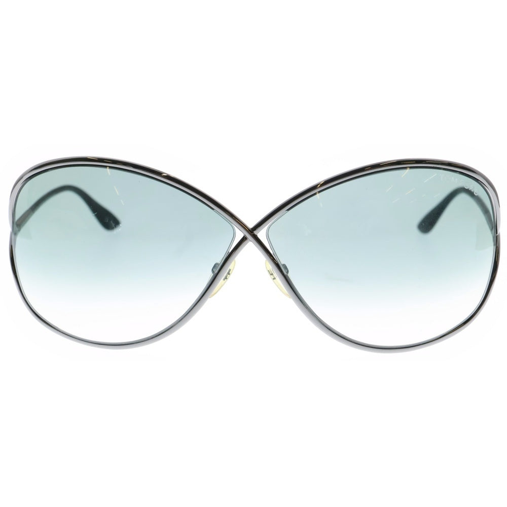 TOM FORD(トムフォード) Miranda TF130 テンプルロゴ ラウンド サングラス ブラック