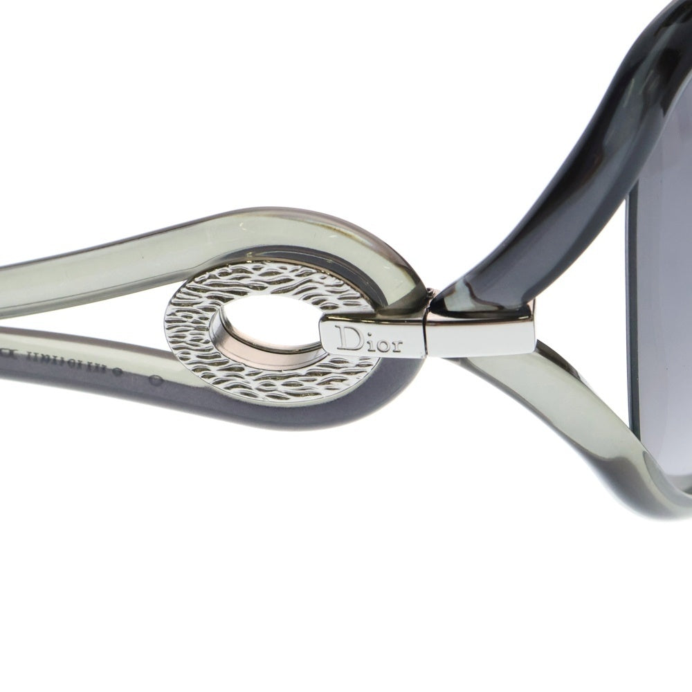 Christian Dior(クリスチャンディオール) Volute2FN ラウンド サングラス ブラック 11SWJ