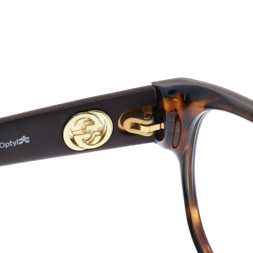 GUCCI(グッチ) テンプルGGロゴ ウェリントン サングラス ブラウン GG 3800/F