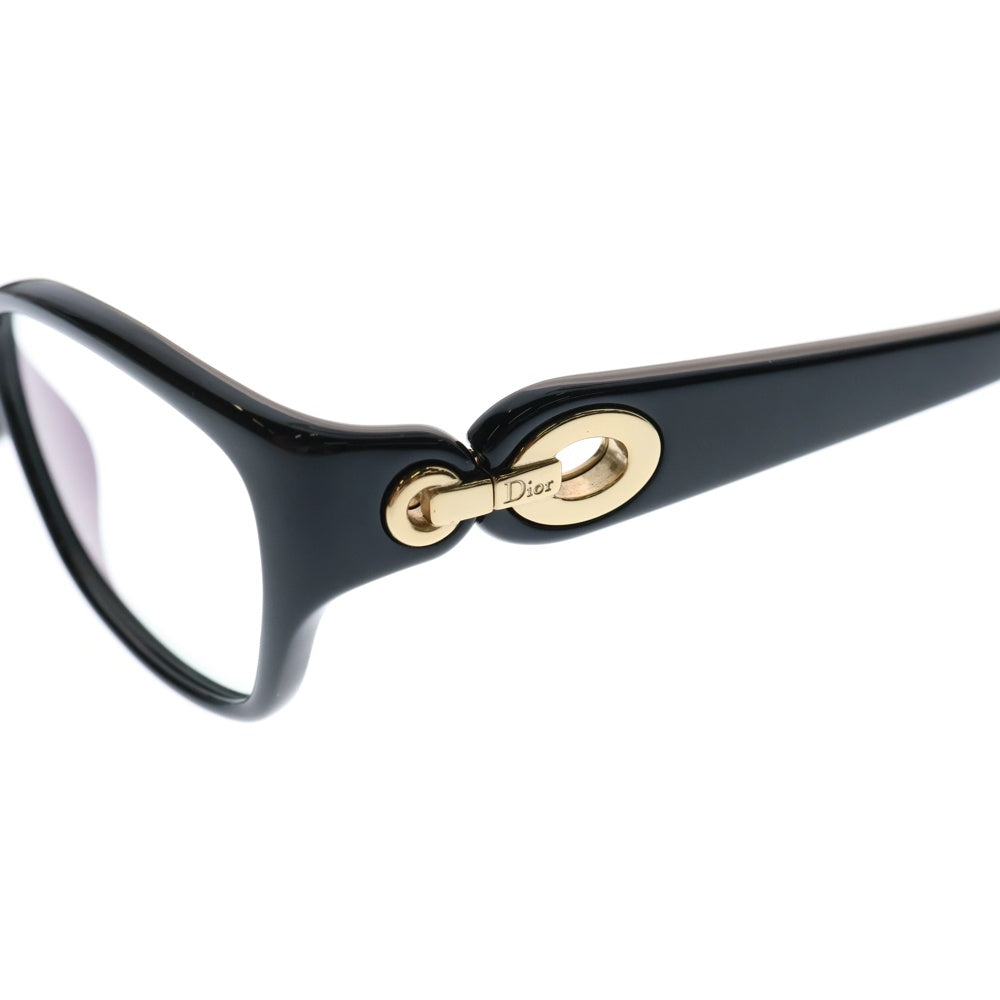 Christian Dior(クリスチャンディオール) テンプルロゴ ウェリントン サングラス ブラック CD3267