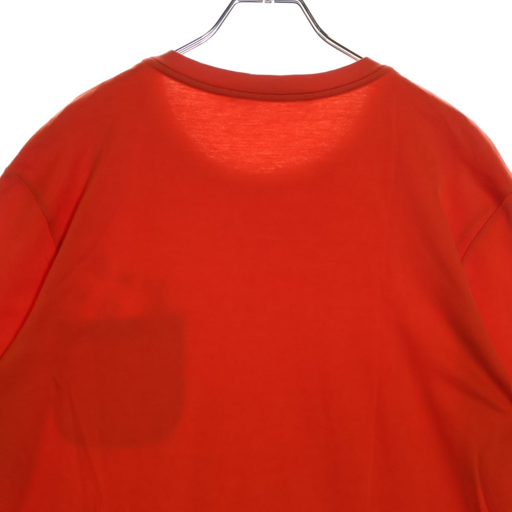 LOUIS VUITTON(ルイヴィトン) LVプリント チェストポケット 半袖Tシャツ オレンジ