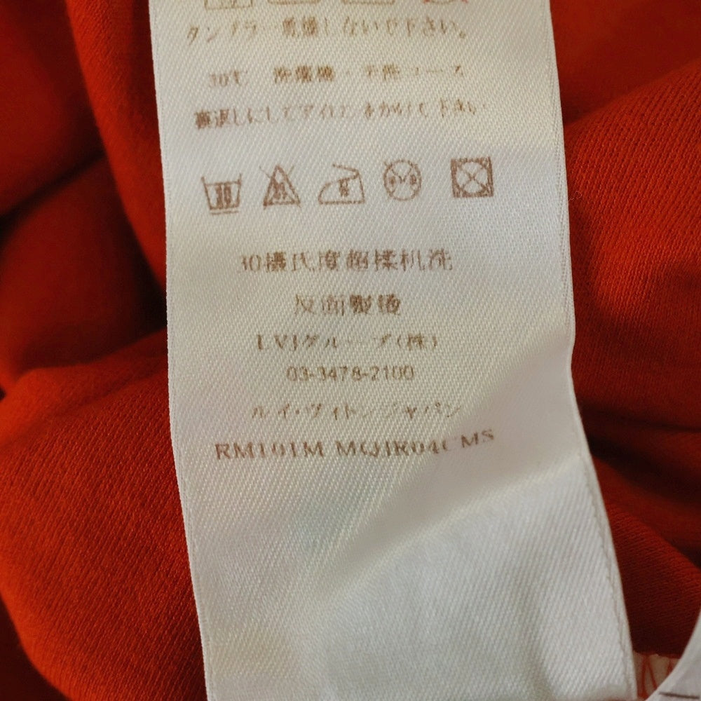 LOUIS VUITTON(ルイヴィトン) LVプリント チェストポケット 半袖Tシャツ オレンジ