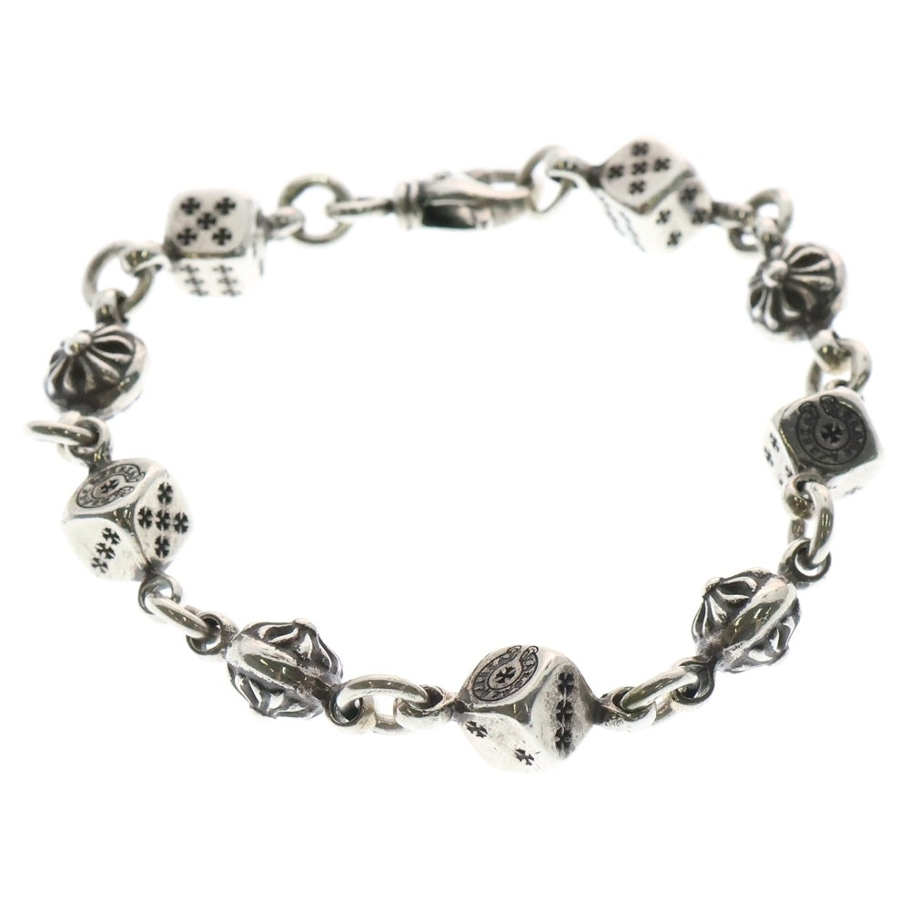 CHROME HEARTS(クロムハーツ) DICE NO1 CRSBL ダイスクロスボール ブレスレット シルバー