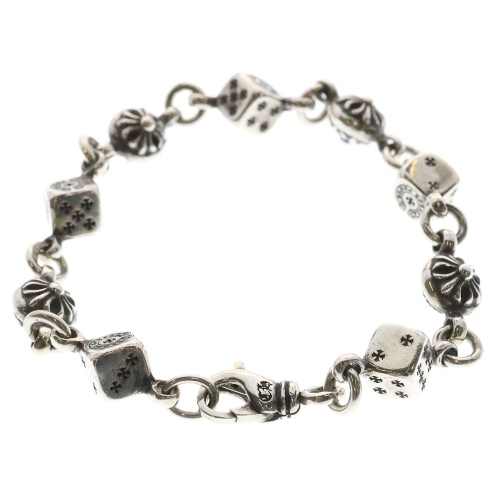CHROME HEARTS(クロムハーツ) DICE NO1 CRSBL ダイスクロスボール ブレスレット シルバー