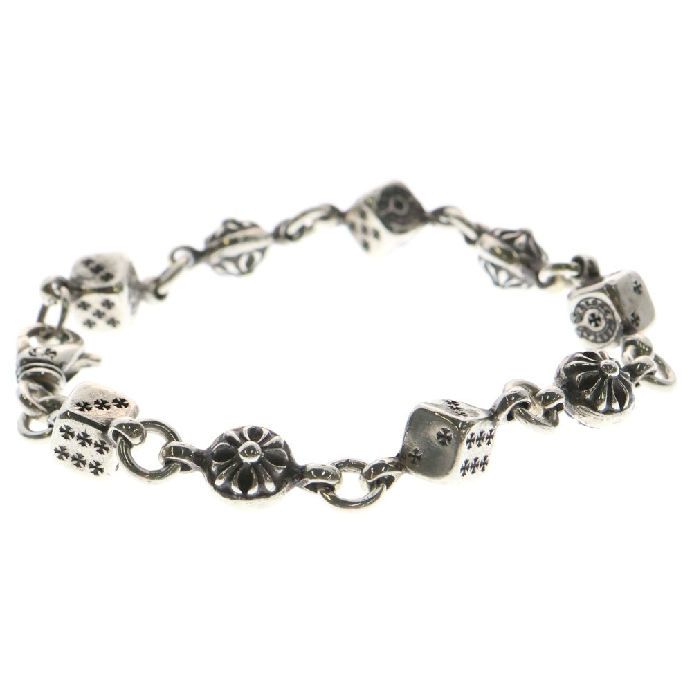 CHROME HEARTS(クロムハーツ) DICE NO1 CRSBL ダイスクロスボール ブレスレット シルバー