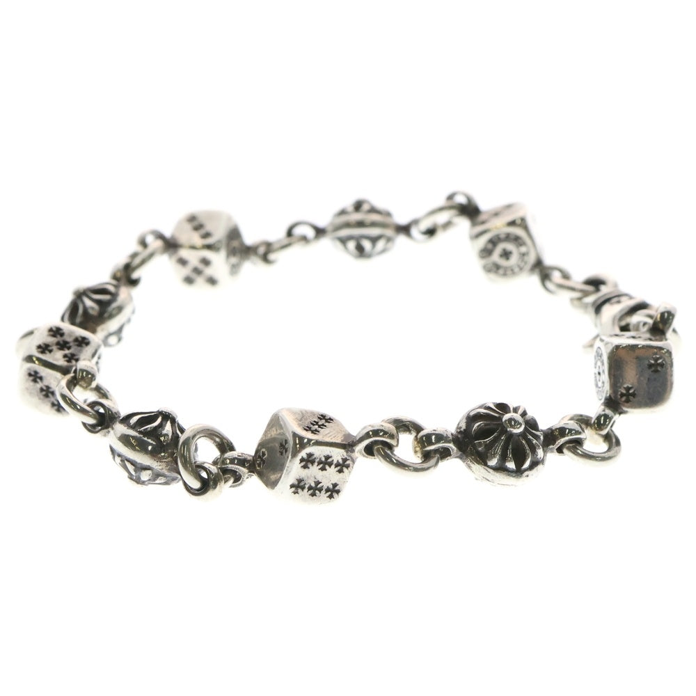CHROME HEARTS(クロムハーツ) DICE NO1 CRSBL ダイスクロスボール ブレスレット シルバー