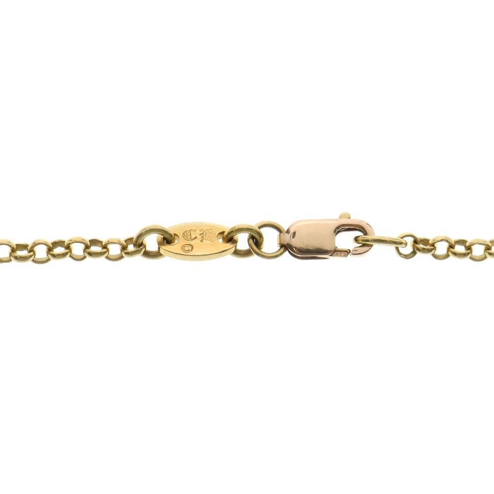 CHROME HEARTS(クロムハーツ) 22K NECKCHAIN R20 ロールチェーンネックレス 20inch ゴールド BCA011