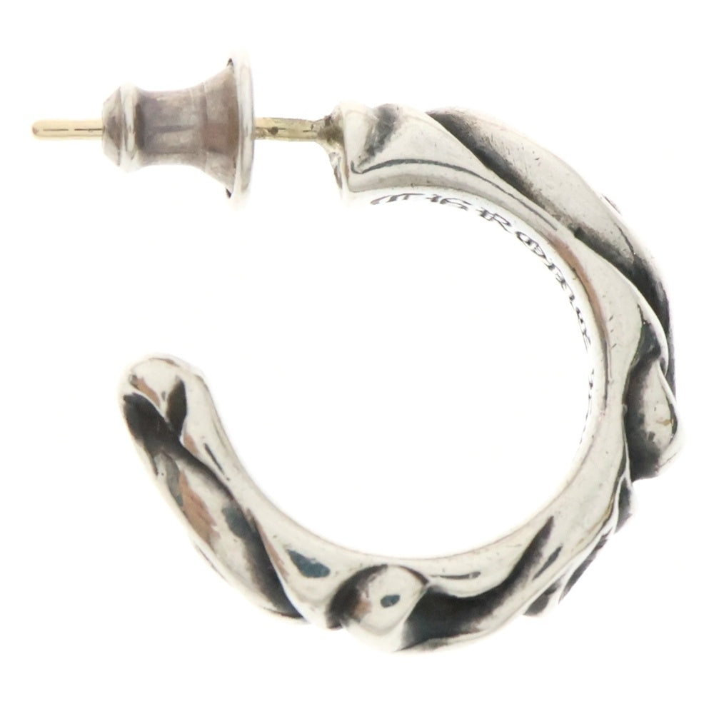 CHROME HEARTS(クロムハーツ) HOOP SCROOL スクロール フープピアス シルバー BCA102
