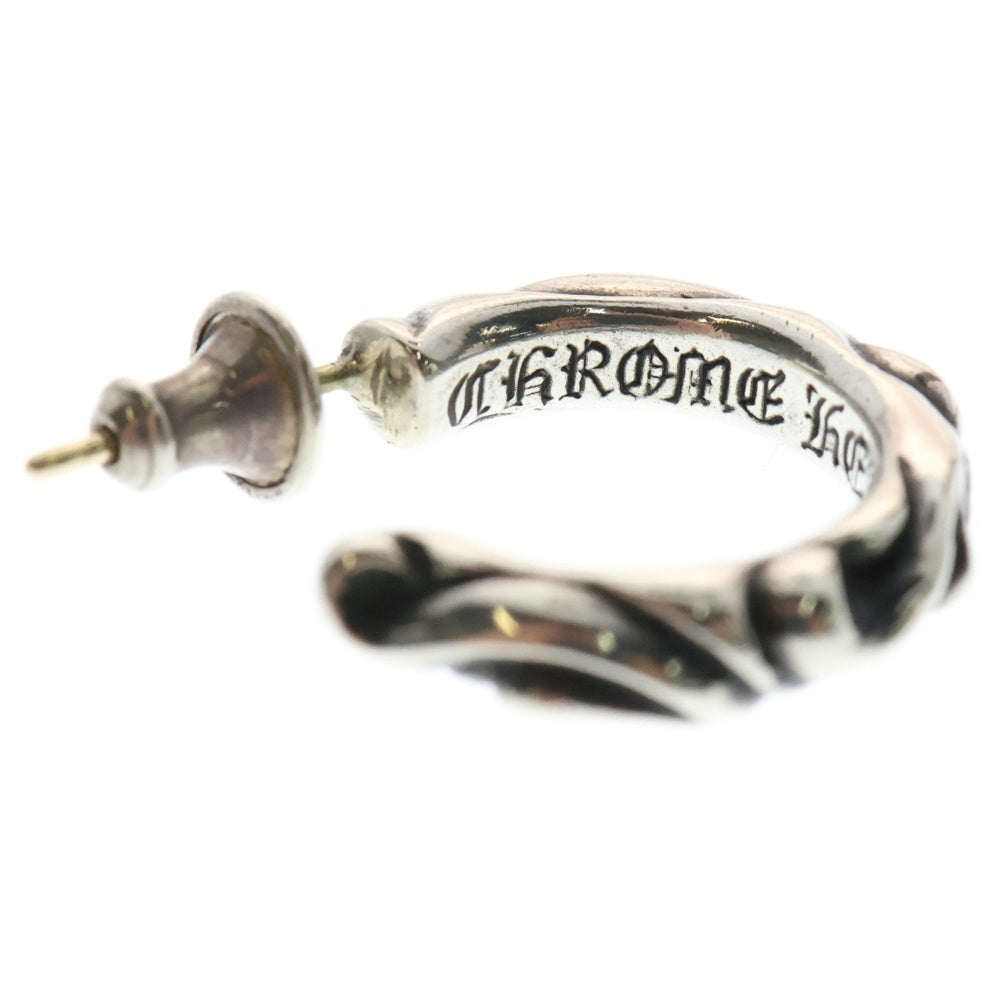 CHROME HEARTS(クロムハーツ) HOOP SCROOL スクロール フープピアス シルバー BCA102