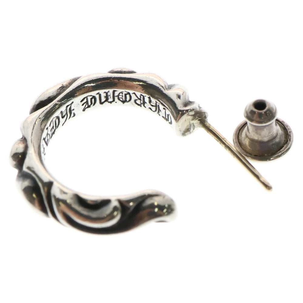 CHROME HEARTS(クロムハーツ) HOOP SCROOL スクロール フープピアス シルバー BCA102