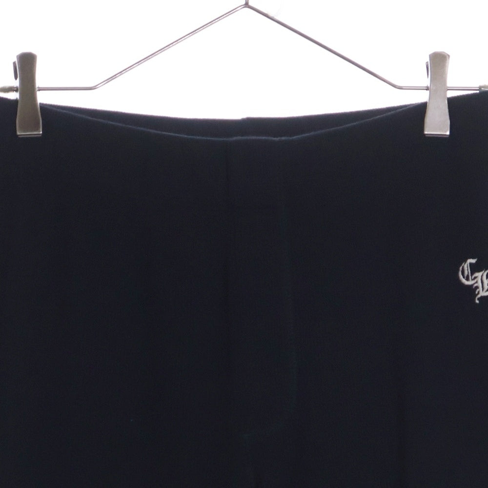 CHROME HEARTS(クロムハーツ) Y NOT CH刺繍サーマルロングパンツ ブラック