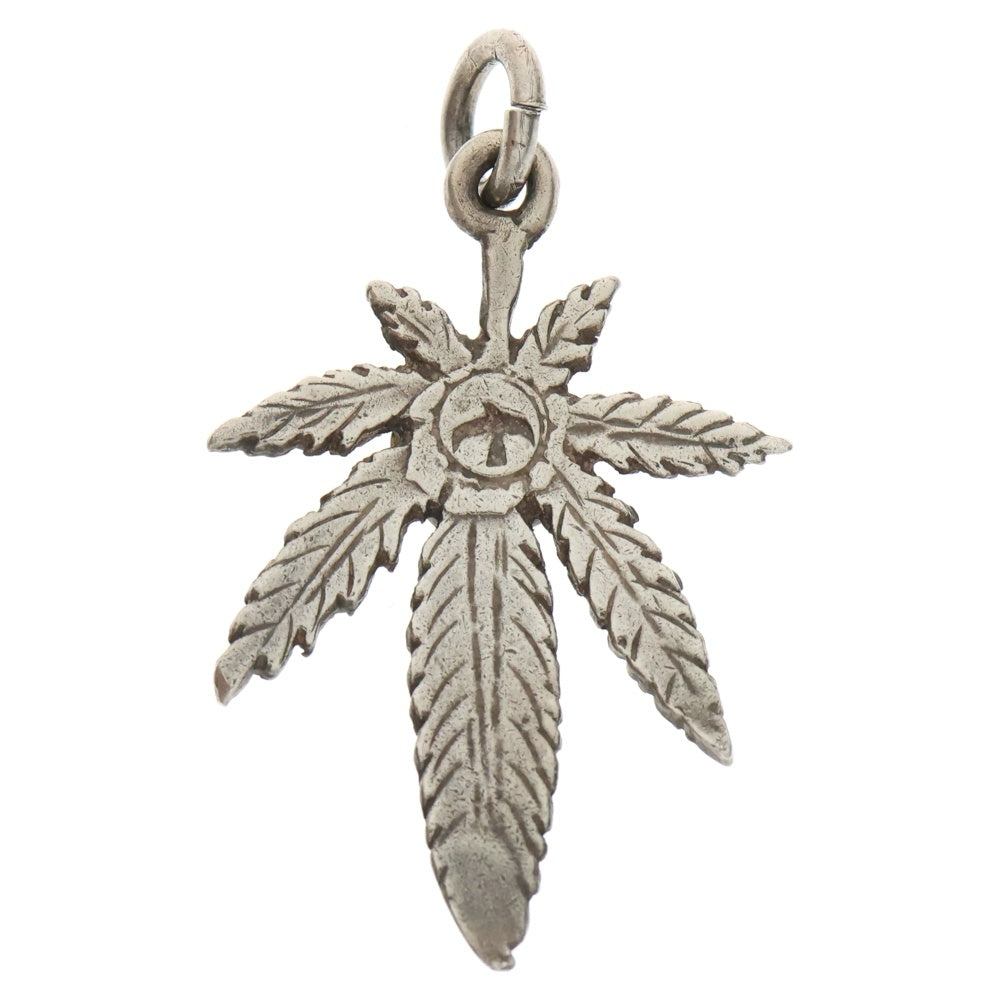 goro's(ゴローズ) K18付きグラス大 ペンダントトップ シルバー/ゴールド