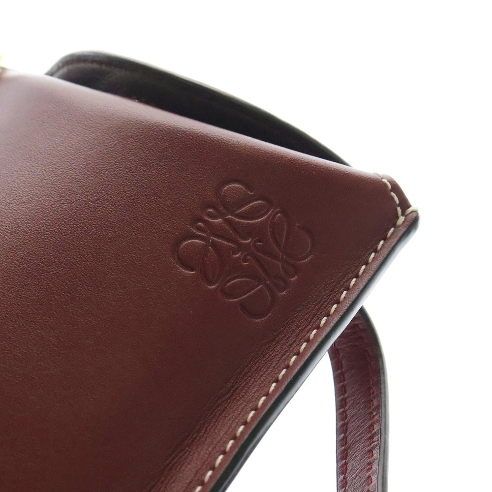 LOEWE(ロエベ) GATE POCKET ゲートポケット ショルダーバッグ レッド