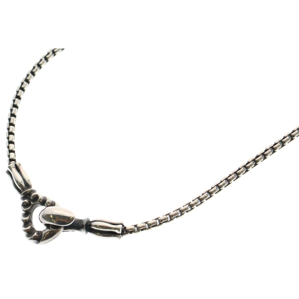 LONE ONES(ロンワンズ) MF Hook M 2.2mm BOX Chain メイティングフライト フックM 2.2mmボックスチェーンネックレス シルバー